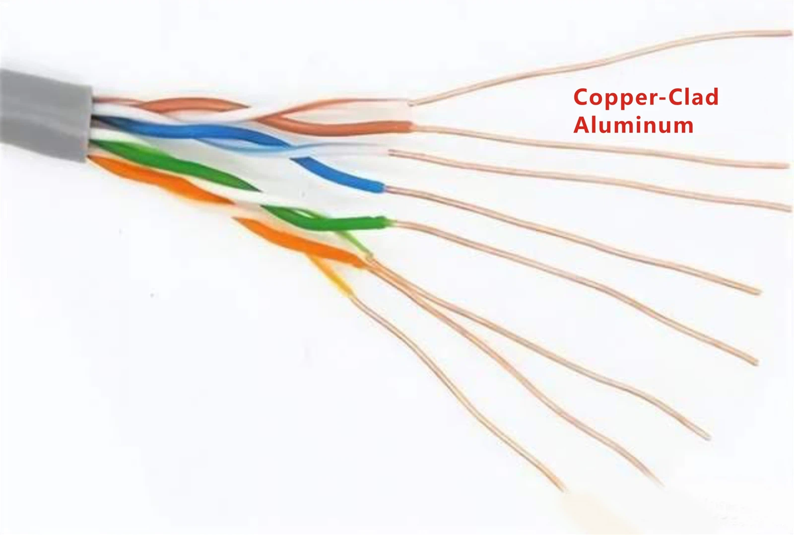 Performance: Copper-clad aluminum cable has inferior performance. Performance: Copper-clad aluminum cable has inferior performance.