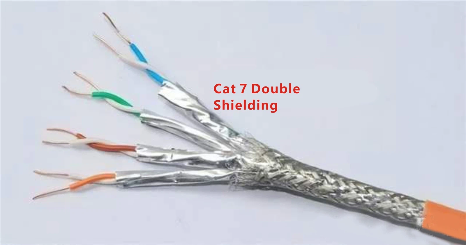 Cat7 double-shielded cable Cat7 double-shielded cable