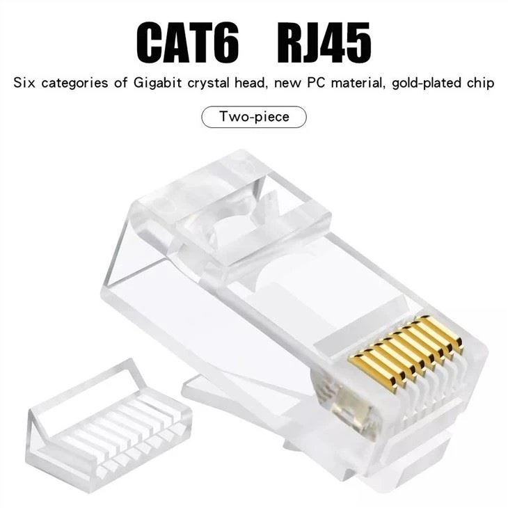 2 Piece Cat6 Connector
