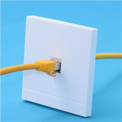 1ポートイーサネットウォールプレートRJ45 CAT5