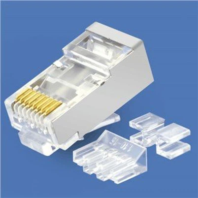 Cat6Aシールドモジュラープラグ