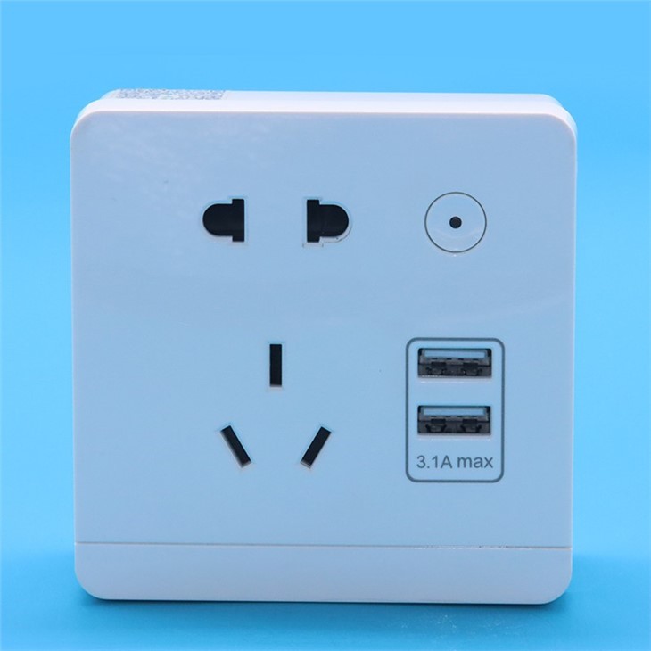 USB付きスマートWiFiソケット