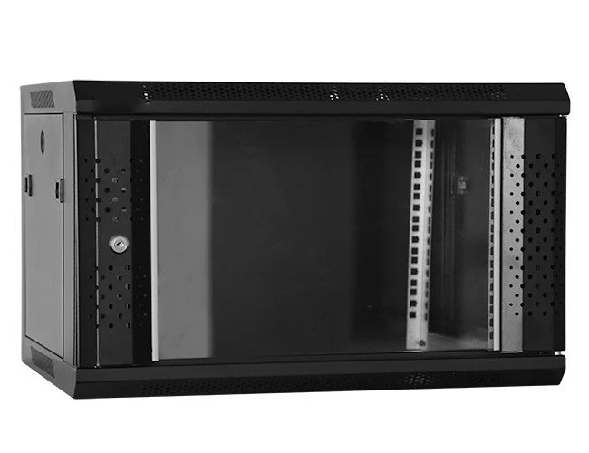 ベントドアの壁に取り付けられたラックエンクロージャーキャビネット