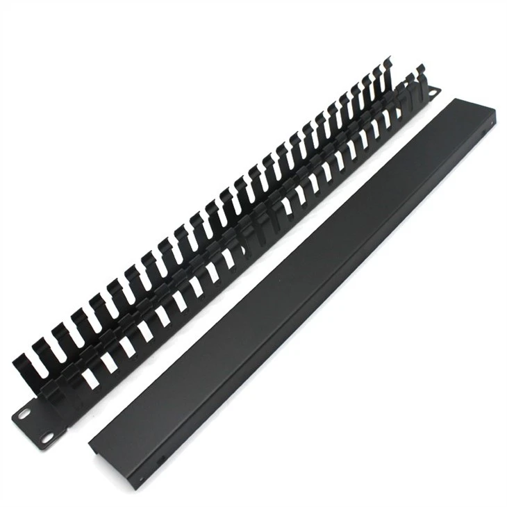 Metal 19” Rack Mount 25 Slots Cable Manager Cable Management Rack