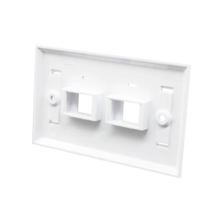 2 Port Network Faceplate Wall Plate