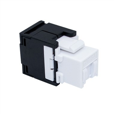 CAT6A UTP キーストーン RJ45 ジャック カプラ (防塵ドア付き)
