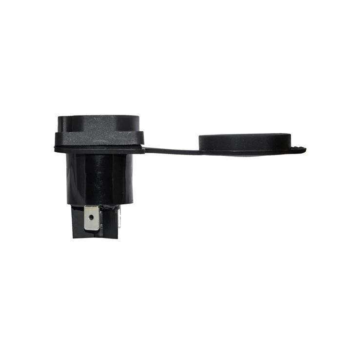 Compact D-size Waterproof Female Power-out Socket