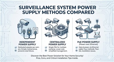 ホームセキュリティシステムの電源:独立型、PoE、集中型
