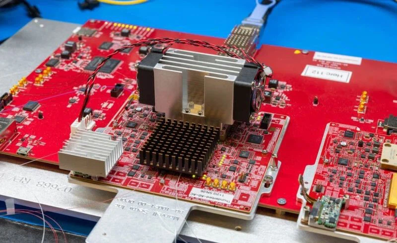 these components also require cooling, so the reference board looks more like this: these components also require cooling, so the reference board looks more like this: