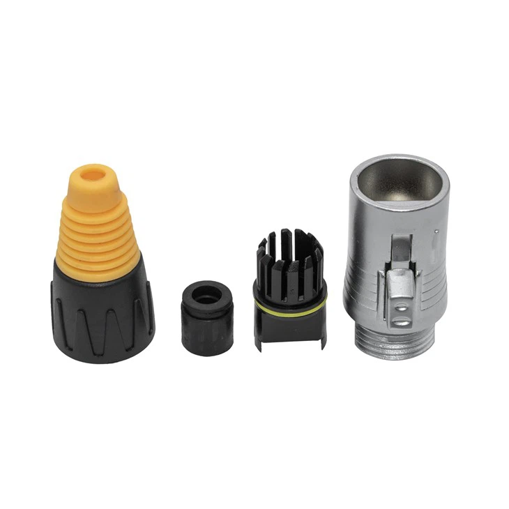 IP65防水RJ45ボタン付きの防水性雄のプラグ