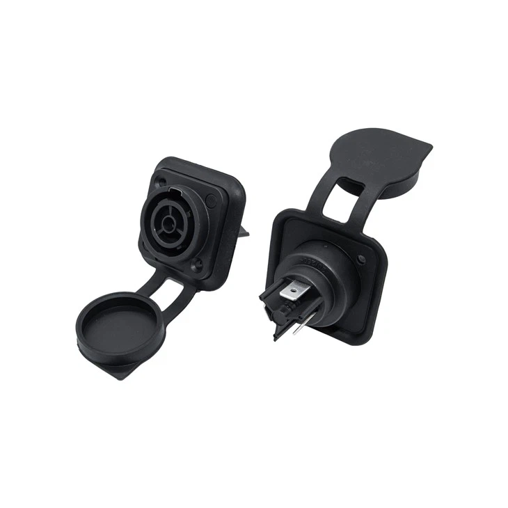 Lockable 3-コアデバイス電源ソケットコネクタ