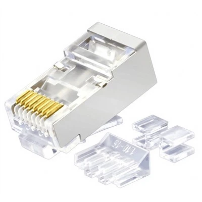 Cat6Aシールドモジュラープラグ
