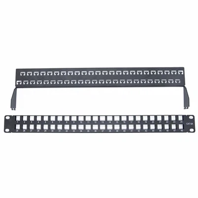 1U 48-ポートRJ45ネットワークパッチパネル
