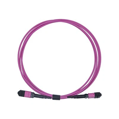 3m LSZH OM4 12-コア マルチモード光ファイバー MPO パッチ コード